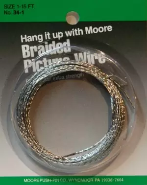 BRAIDED PICTURE WIRE #1 - The Art Treehouse