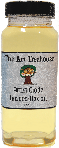 WATER-WASHED LINSEED-FLAX OIL - The Art Treehouse