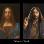 Leonardo da Vinci, and Mark Balma's painting inspired by