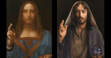 Leonardo da Vinci, and Mark Balma's painting inspired by